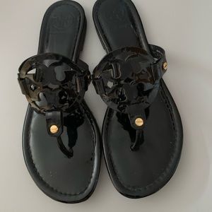 Tory Burch Miller - Black Patent Leather - Size 8